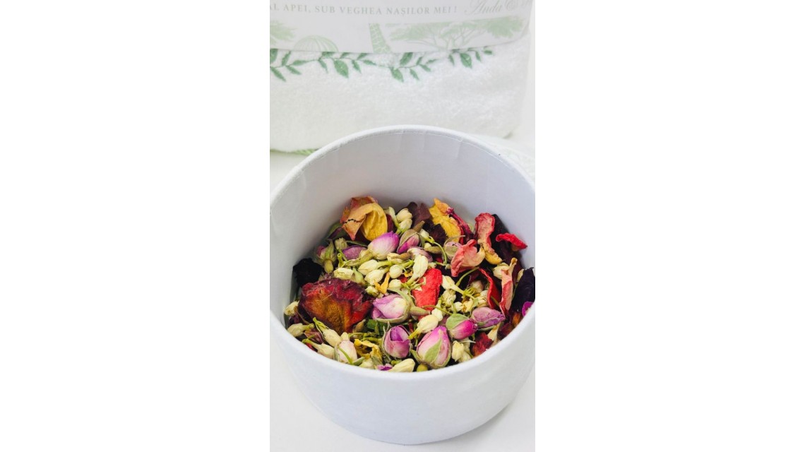 Set prima băiță Green Safari personalizat băiat ritual după botez cu nașii 4